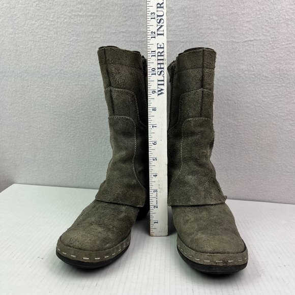 Merrell Drizzle Mid Calf Boots Gray Suede Size:8 Waterproof - Picture 6 of 15